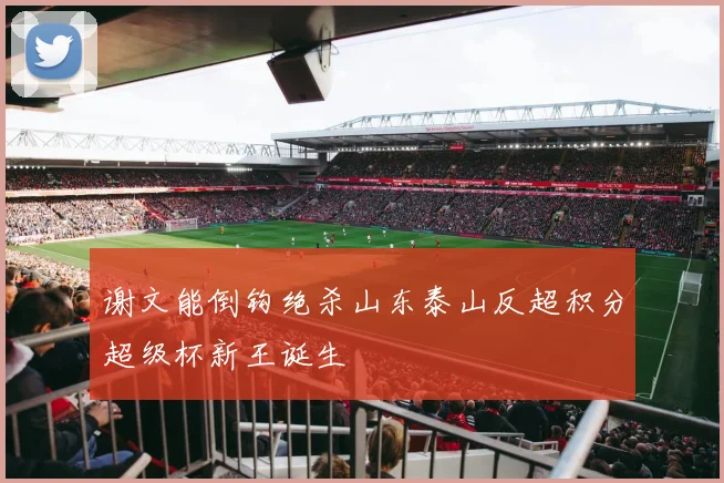 谢文能倒钩绝杀山东泰山反超积分超级杯新王诞生